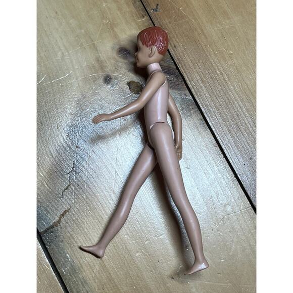Vintage 1963 Ricky Straight Leg Doll Only Mattel Skipper's Friend Barbie Boy - Picture 4 of 9